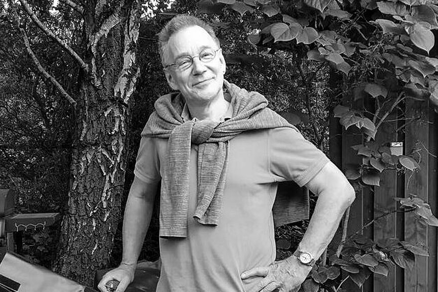 Klaumi schwarz-weiß-Foto von Klaus-Michael Klingsporn